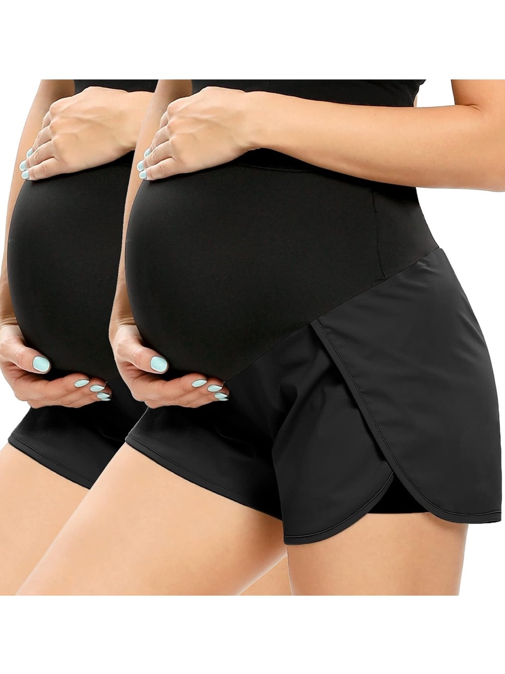 Maternity Athletic Shorts (Set of 2)